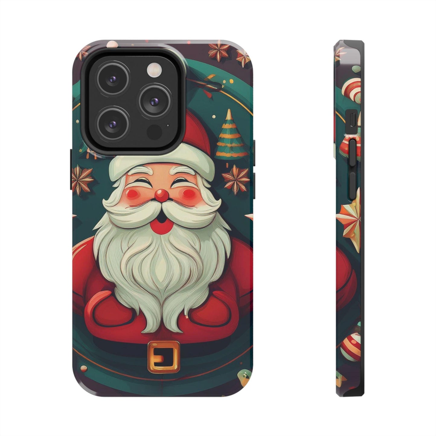 Red Santa Spread Love Tough Phone Cases
