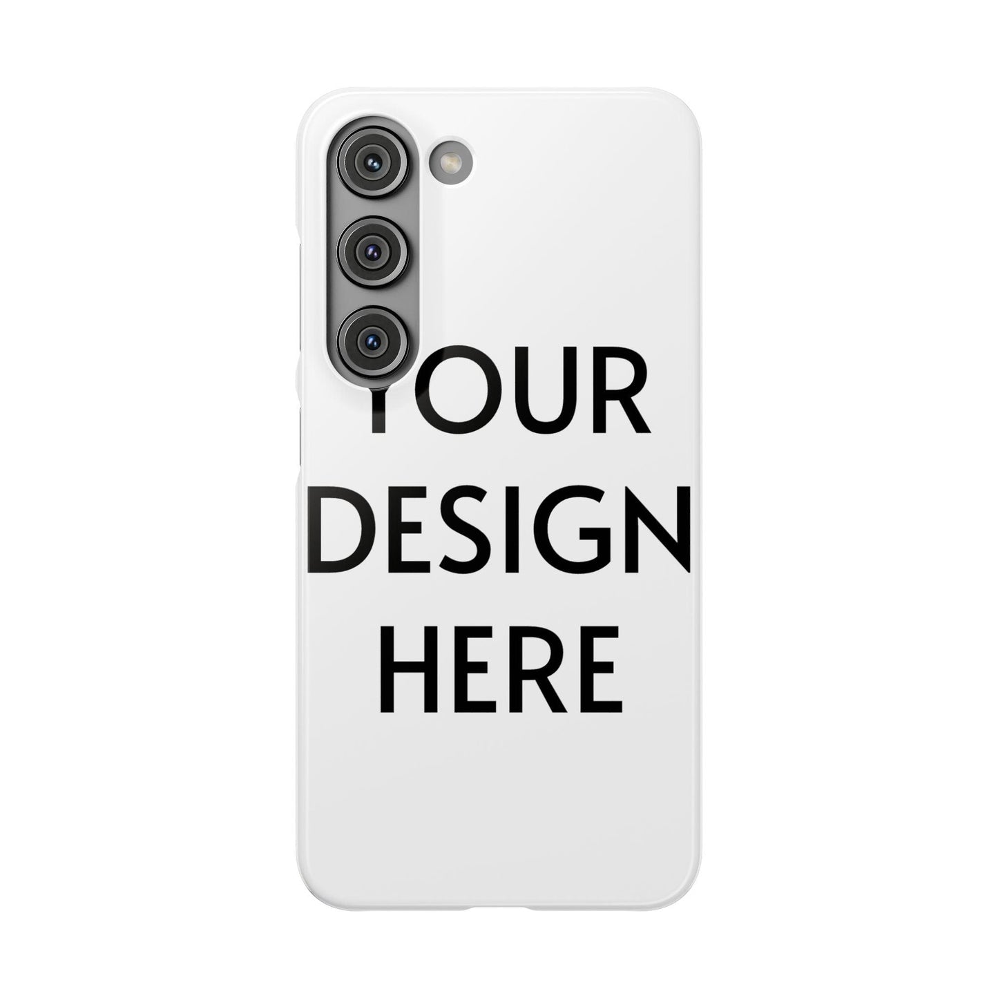 Custom Snap Case for Samsung – 100% Polycarbonate, Slim & Lightweight, Glossy/Matte Finish, Wireless Charging Compatible