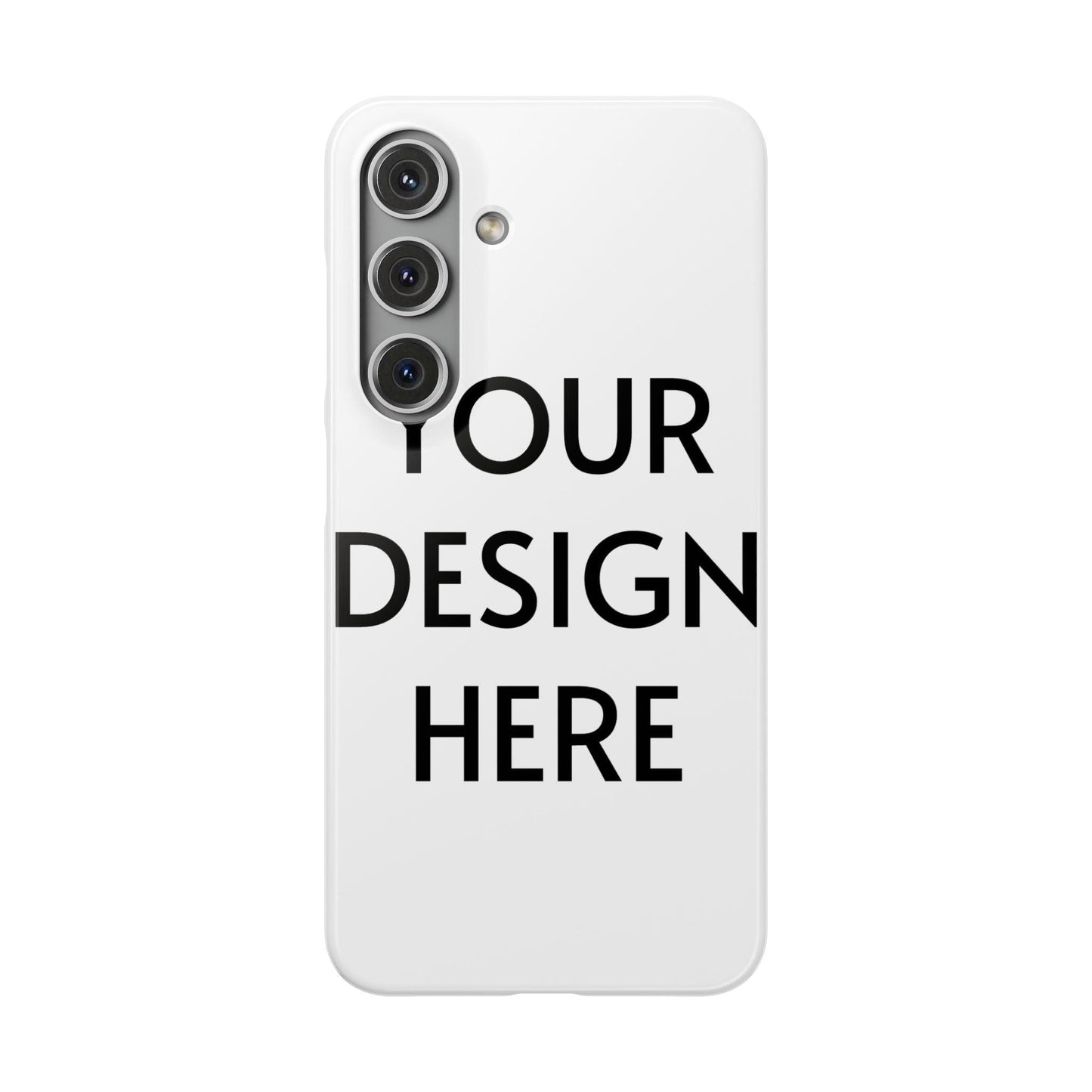 Custom Snap Case for Samsung – 100% Polycarbonate, Slim & Lightweight, Glossy/Matte Finish, Wireless Charging Compatible