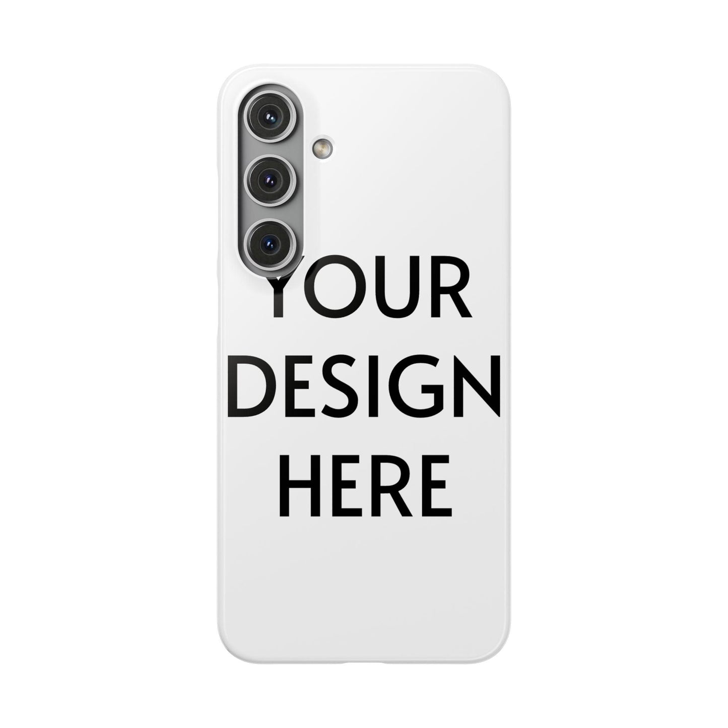 Custom Snap Case for Samsung – 100% Polycarbonate, Slim & Lightweight, Glossy/Matte Finish, Wireless Charging Compatible
