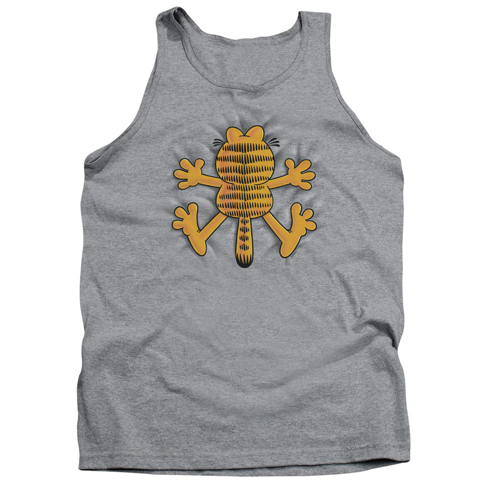 Garfield Ow Mens Tank Top Shirt Athletic Heather