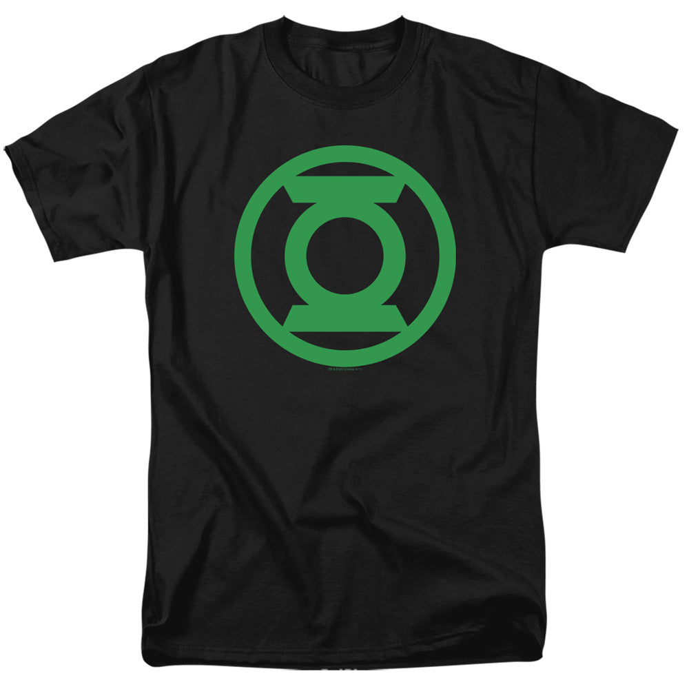 Green Lantern Green Emblem Mens T Shirt Black Officially Licensed