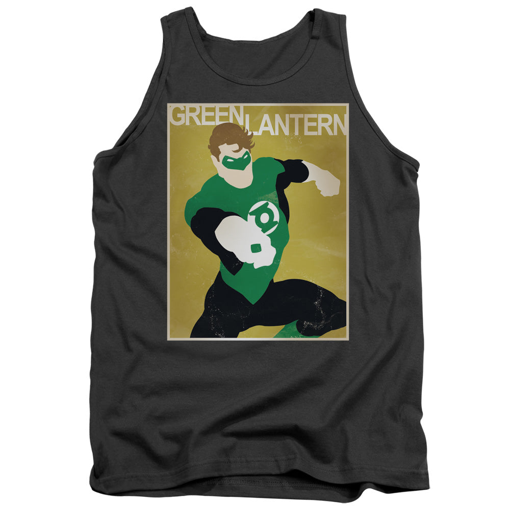 Dc Simple Gl Poster Mens Tank Top Shirt Charcoal Officially Licensed