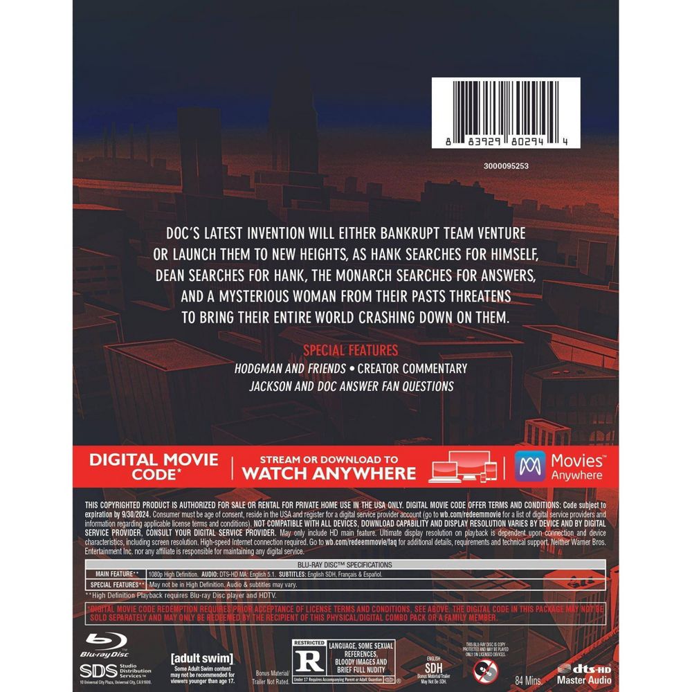 Venture Bros: Radiant is the Blood of the Baboon Heart