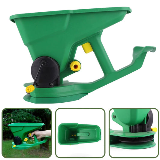 Gardening Seed Spreader Manual Seeder 1.5L Capacity with 5 Gears Adjustable for Sowing Fertilizing Melting Snow for Garden Lawn - THOOBO!