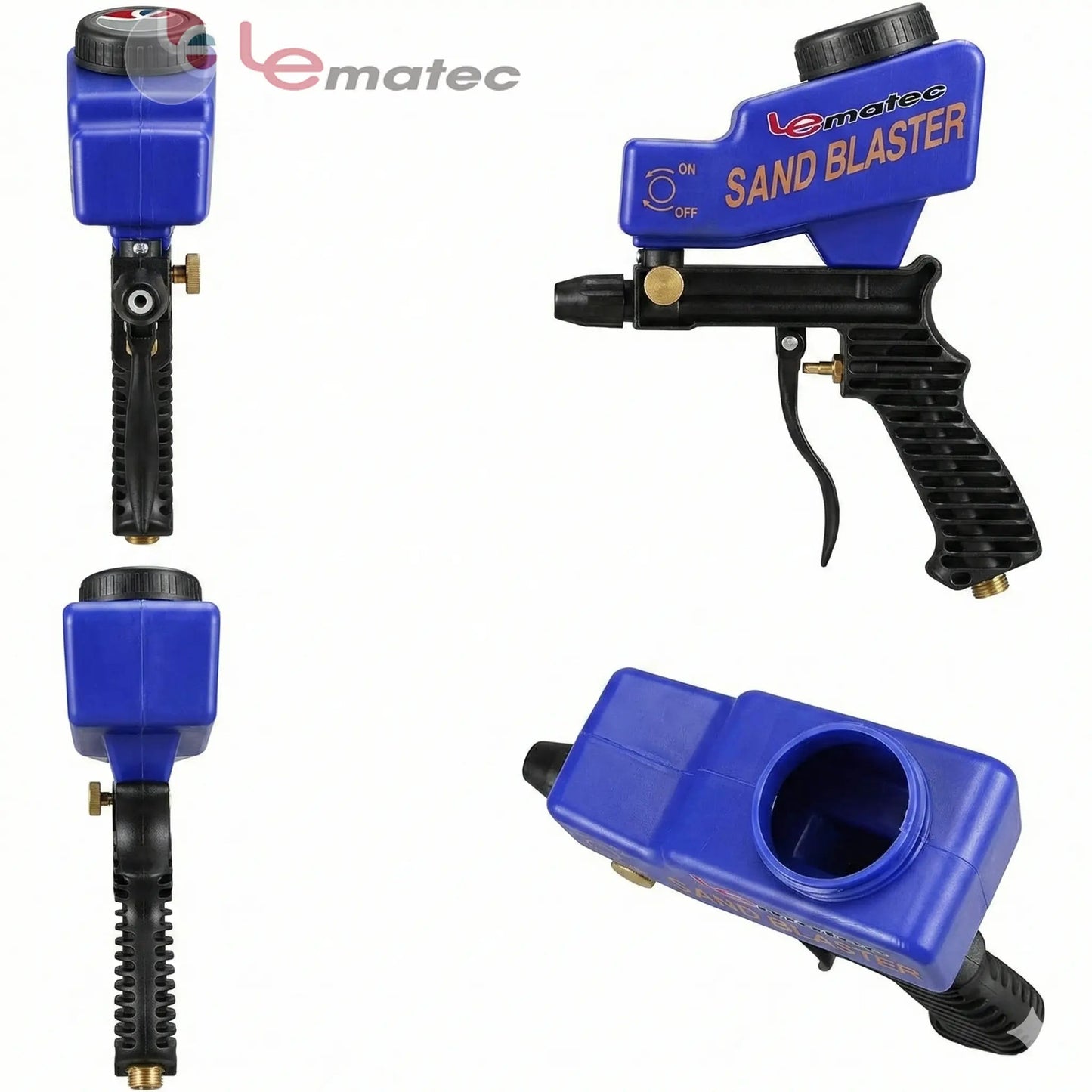 Handheld Sandblaster for Etching & Rust | LE LEMATEC Portable
