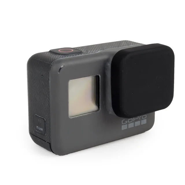 Go Pro Accessories Action Camera Case Protective Silicone Case Skin +Lens Cap cover for GoPro Hero 6 5 Black Hero 6 Camera