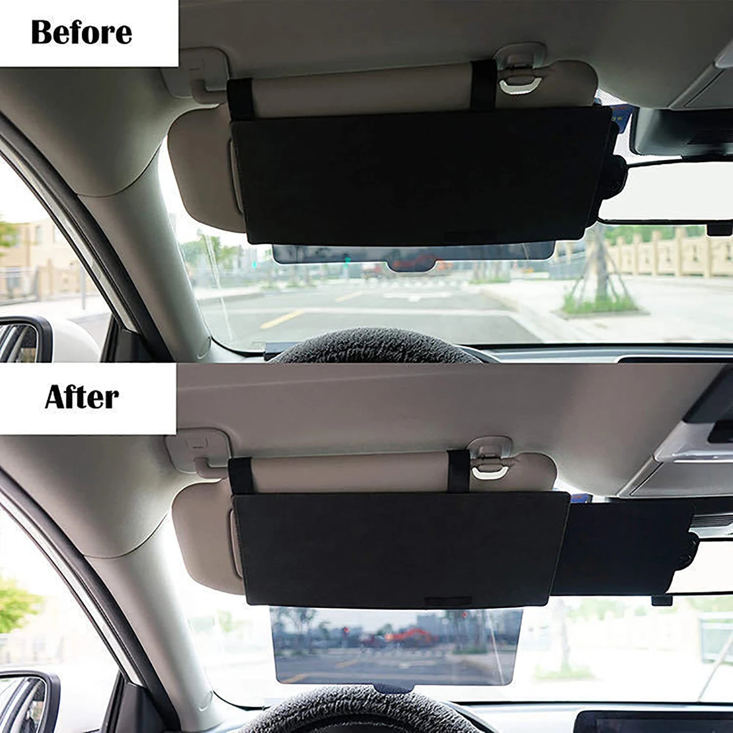 GlareBlocker Pro – Polarized Sun Visor Extender for Cars