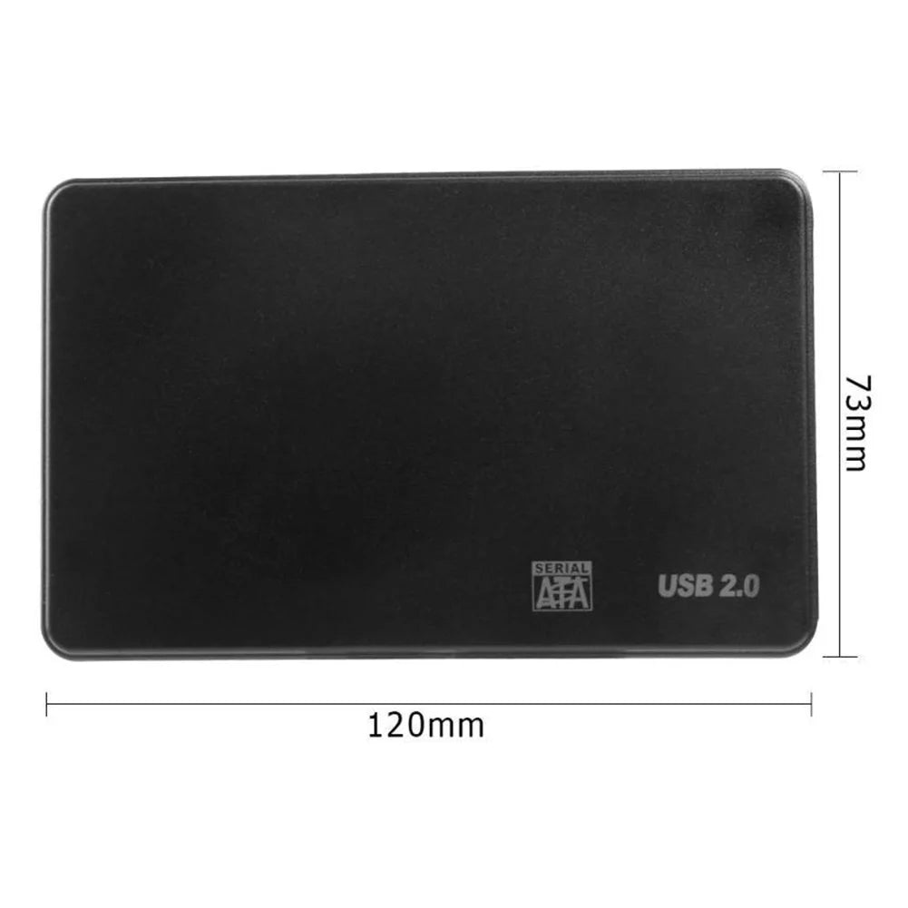 Mini 3TB USB 2.0/3.0 Hard Disk Adapter Enclosure Case for Laptop PC 2.5 Inch SATA SSD HDD External Mobile Box Portable Hard Disk - THOOBO!