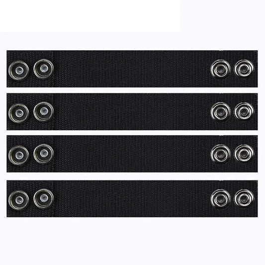 4Pcs/Set Tactical Belt Buckle Police Military Accessory Double Snaps Nylon Tactical Belt Loop Holder Keeper