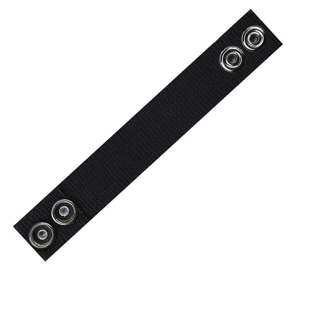 4Pcs/Set Tactical Belt Buckle Police Military Accessory Double Snaps Nylon Tactical Belt Loop Holder Keeper