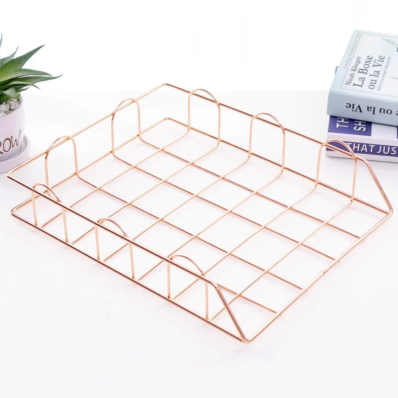 Wall Newspaper Magazine Racks Nordic Metal Iron Wall Hanging Holder Book Shelf Storage Organizer DIY Home Storage Decoration - THOOBO!