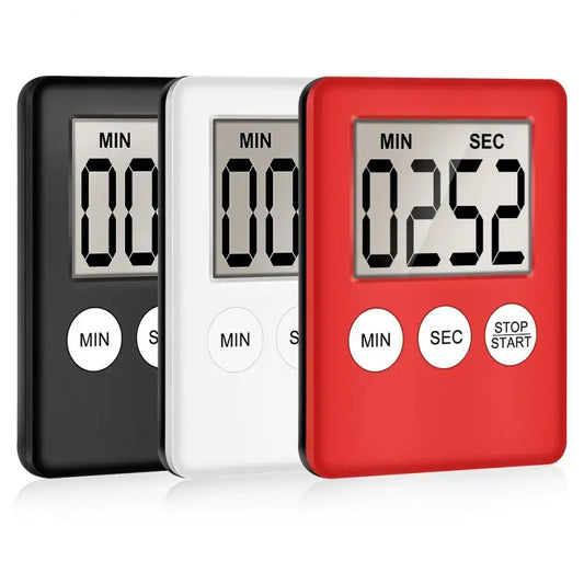 Tick-Tock Tech – Magnetic Digital Kitchen Timer with LCD Screen & Alarm Countdown (Color Options Available)