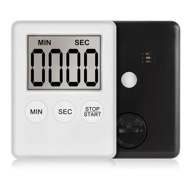 Tick-Tock Tech – Magnetic Digital Kitchen Timer with LCD Screen & Alarm Countdown (Color Options Available)