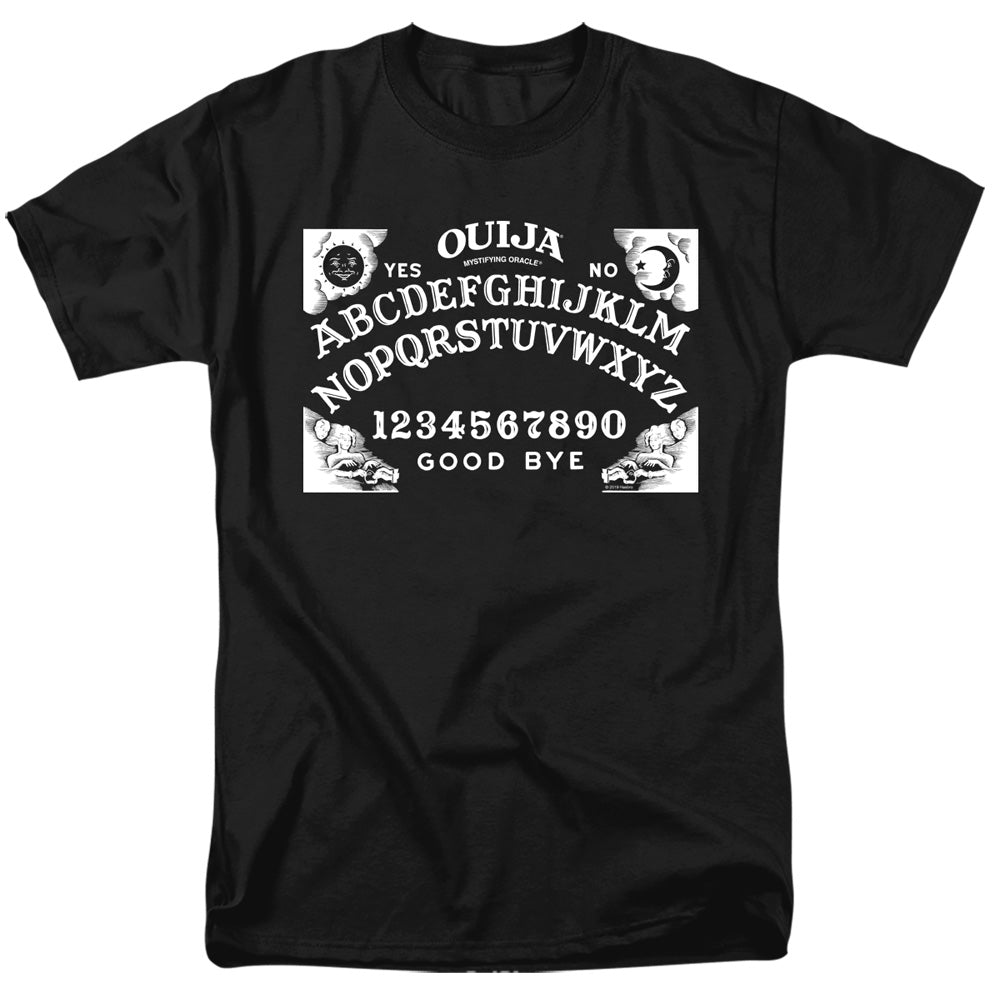 Ouija Board On Black Mens T Shirt Black Officially Licensed