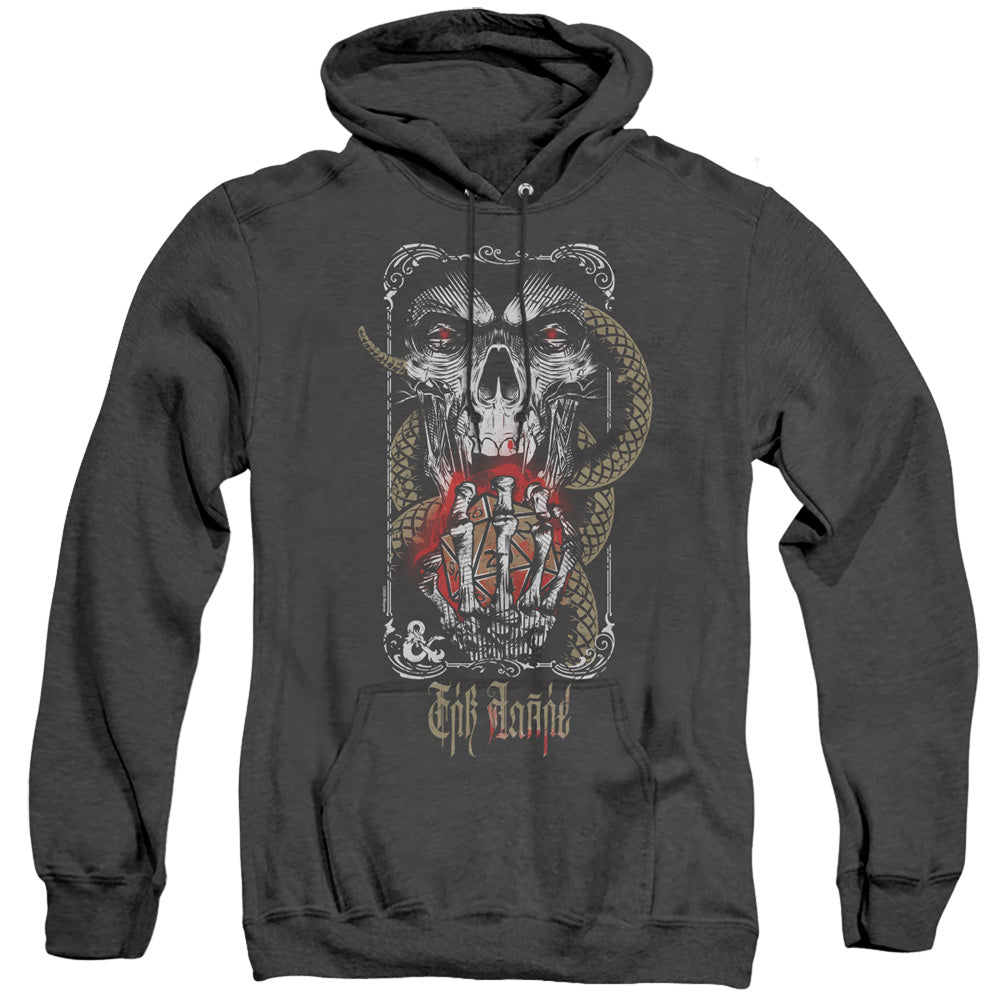 Dungeons And Dragons Lich For Chaos Mens Heather Hoodie Black Officially Licensed