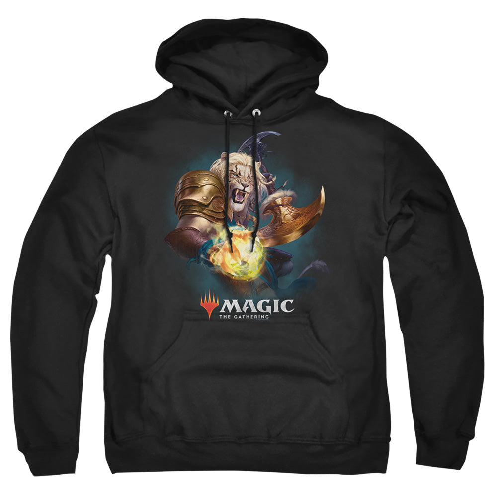 Magic The Gathering Ajani Mens Hoodie Black Officially Licensed