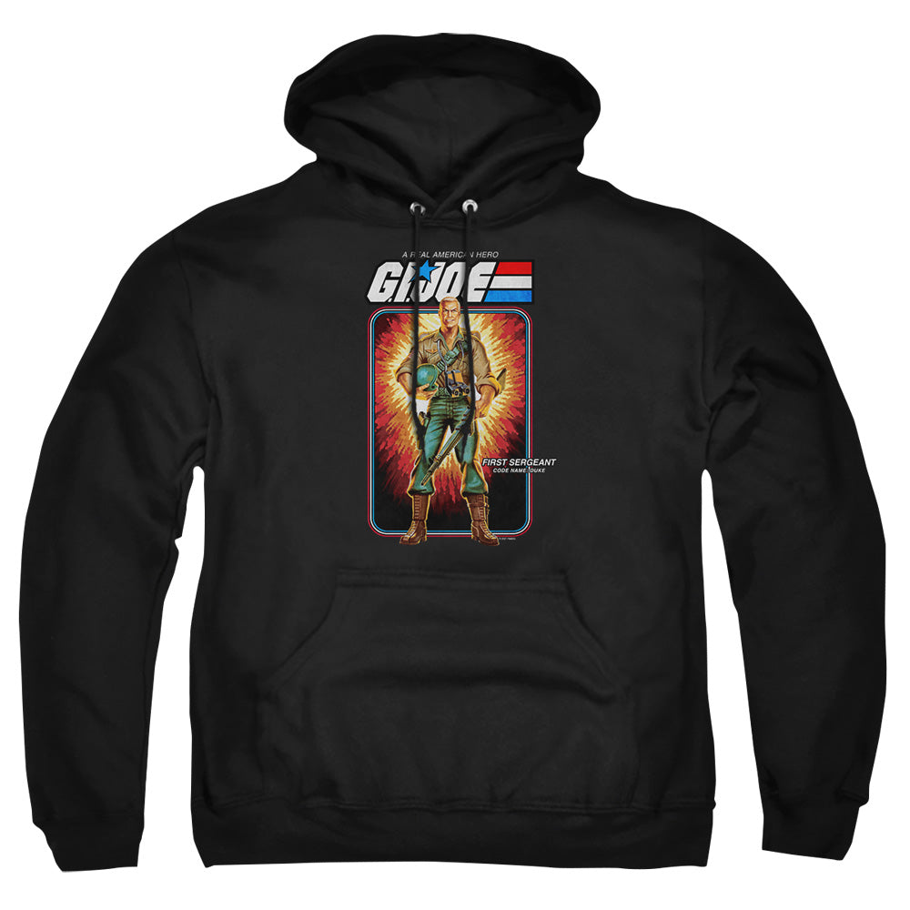 G.I. Joe Duke Card Mens Hoodie Black
