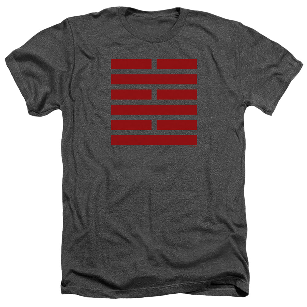 G.I. Joe Snake Eyes Symbol Heather Mens T Shirt Black Officially Licensed