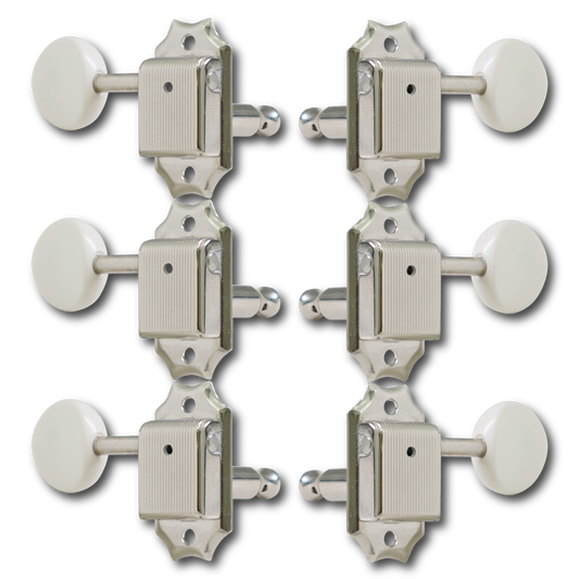 "Vintage Tone Revival" Tuners by Gotoh® w/ Oval Buttons (Tall Posts) - Fits Gibson®