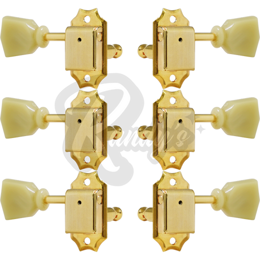 "Vintage Tone Revival" Tuners by Gotoh® w/ Keystone Buttons (Tall Posts) - Fits Gibson®