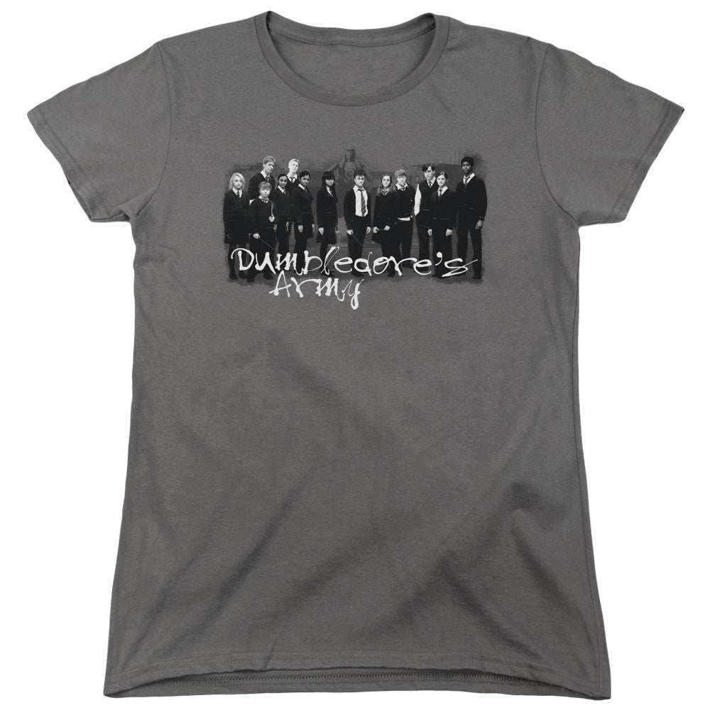 Harry Potter and the Order of Phoenix Da Squad Womens T Shirt Charcoal Officially Licensed