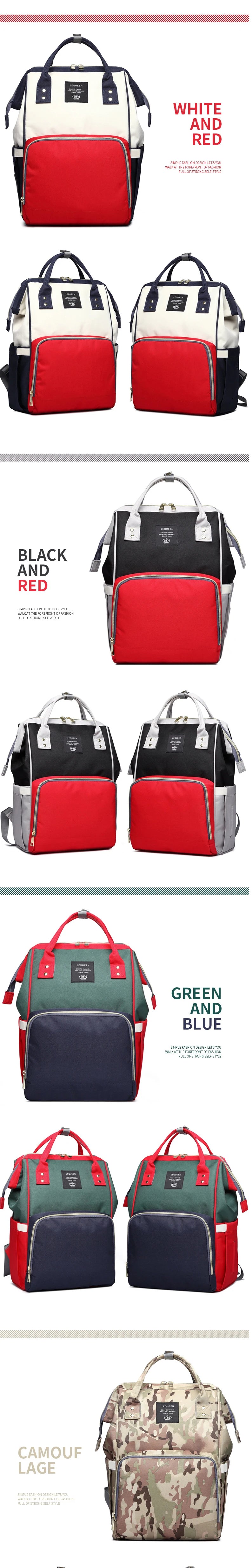 LeQueen LuxeCare — Fashion Maternity Nappy Backpack for Modern Moms & Super Dads