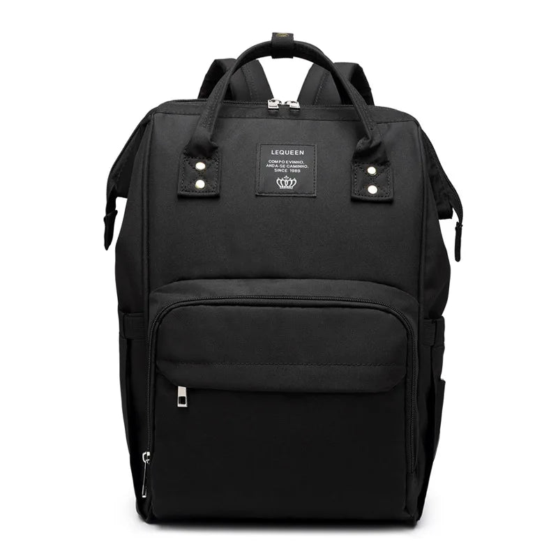 LeQueen LuxeCare — Fashion Maternity Nappy Backpack for Modern Moms & Super Dads
