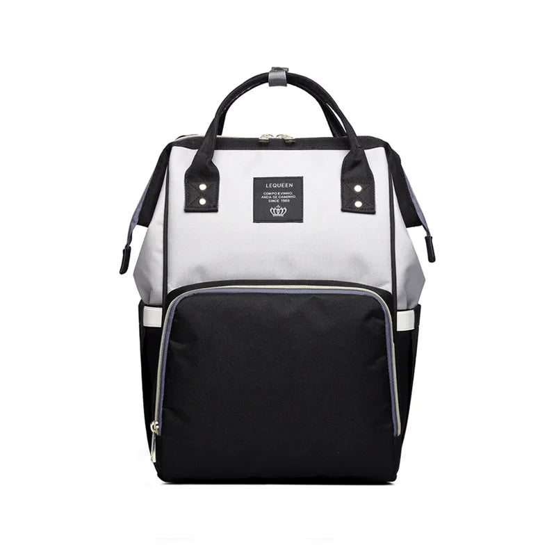 LeQueen LuxeCare — Fashion Maternity Nappy Backpack for Modern Moms & Super Dads