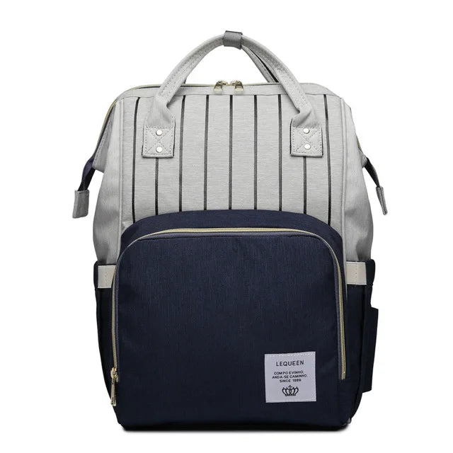 LeQueen LuxeCare — Fashion Maternity Nappy Backpack for Modern Moms & Super Dads