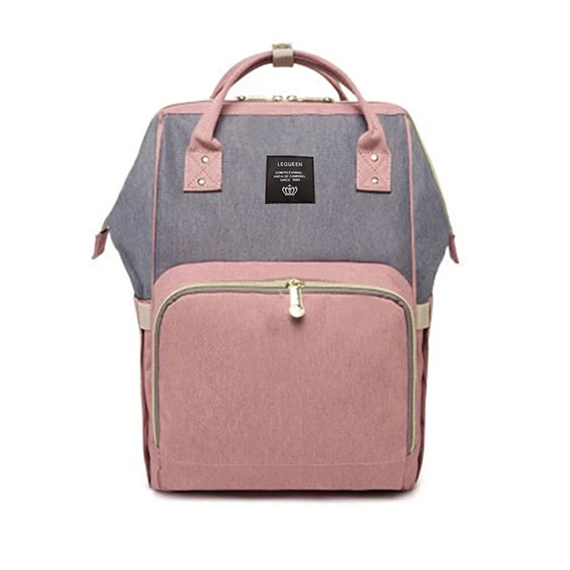 LeQueen LuxeCare — Fashion Maternity Nappy Backpack for Modern Moms & Super Dads