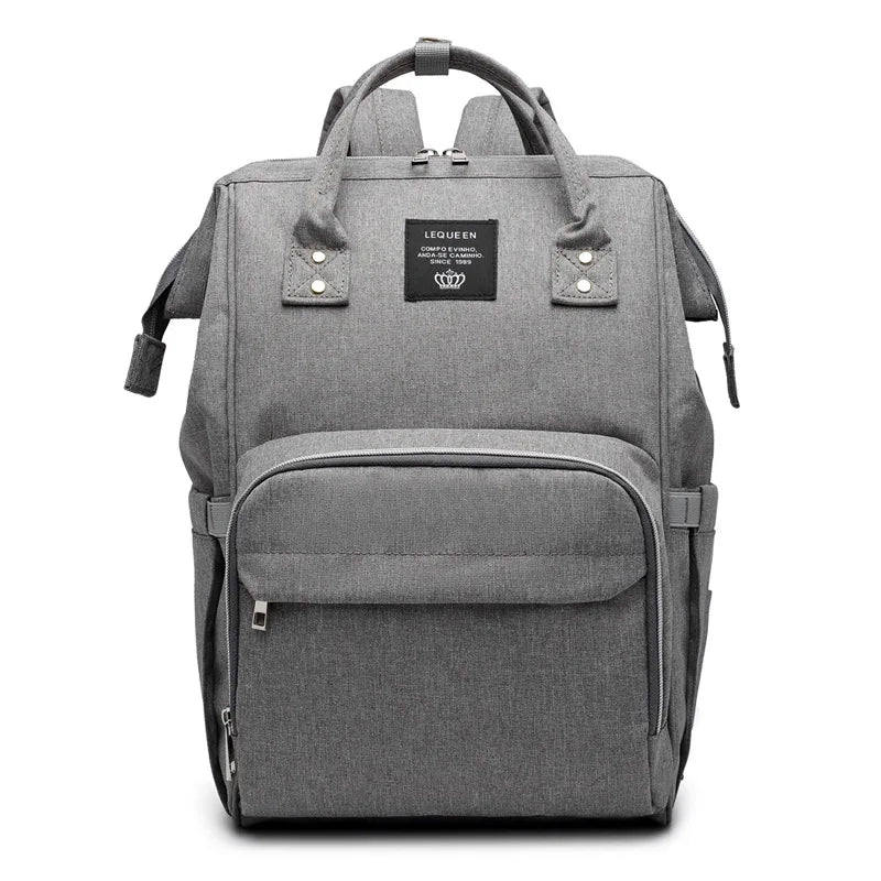 LeQueen LuxeCare — Fashion Maternity Nappy Backpack for Modern Moms & Super Dads