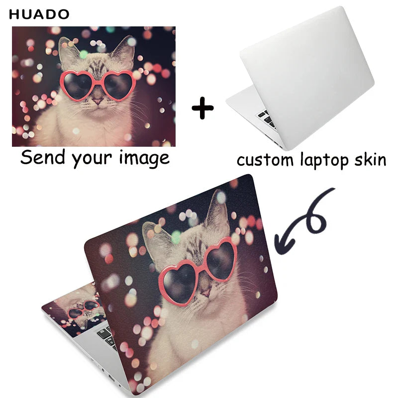 Laptop Sticker 15.6 skin DIY Marble 15.6 Notebook Cover Decal Skins14 15.6 17 inch for MacBook Air Pro 13/HP/DELl/Lenovo