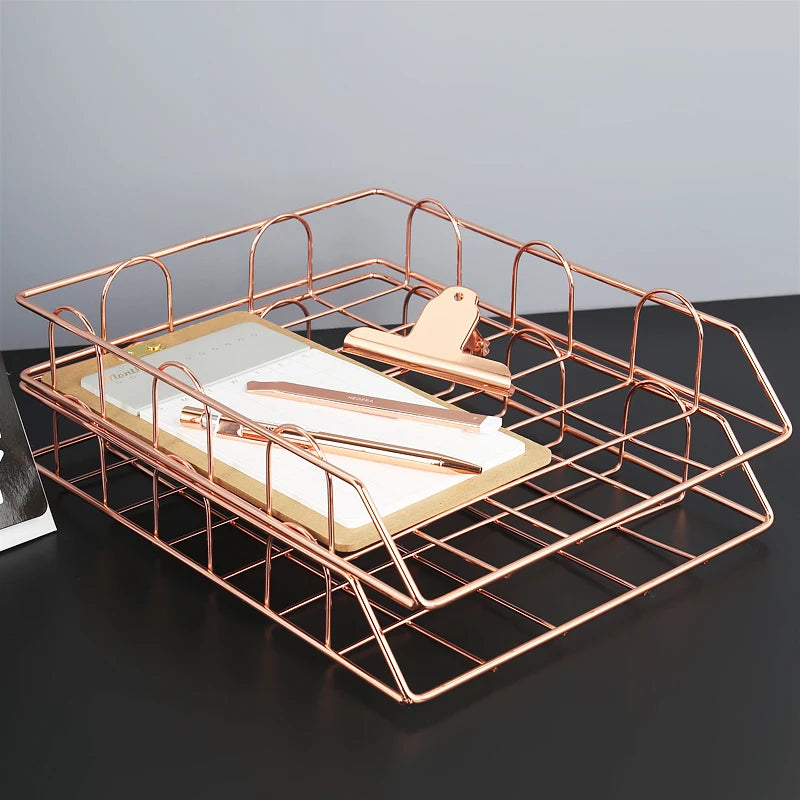 Wall Newspaper Magazine Racks Nordic Metal Iron Wall Hanging Holder Book Shelf Storage Organizer DIY Home Storage Decoration - THOOBO!