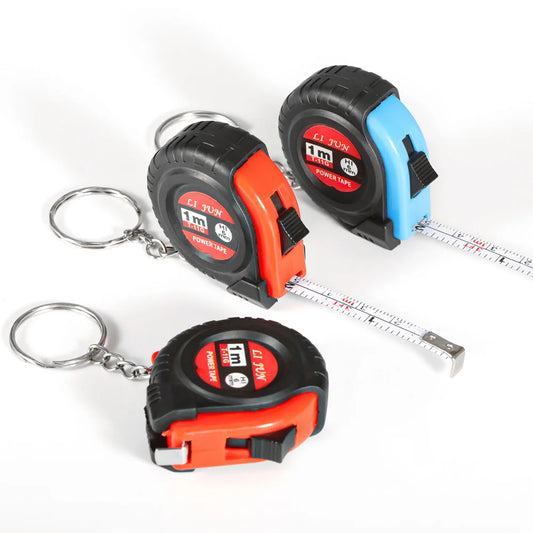 TinyTap Buddy – Mini Metric/Imperial Pocket Keychain Tape Measure (1.5M Retractable Ruler Fun-Sized!)