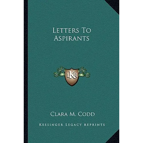 Letters To Aspirants