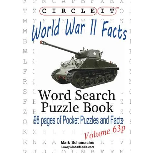 Circle It, World War II Facts, Pocket Size, Word Search, Puzzle Book