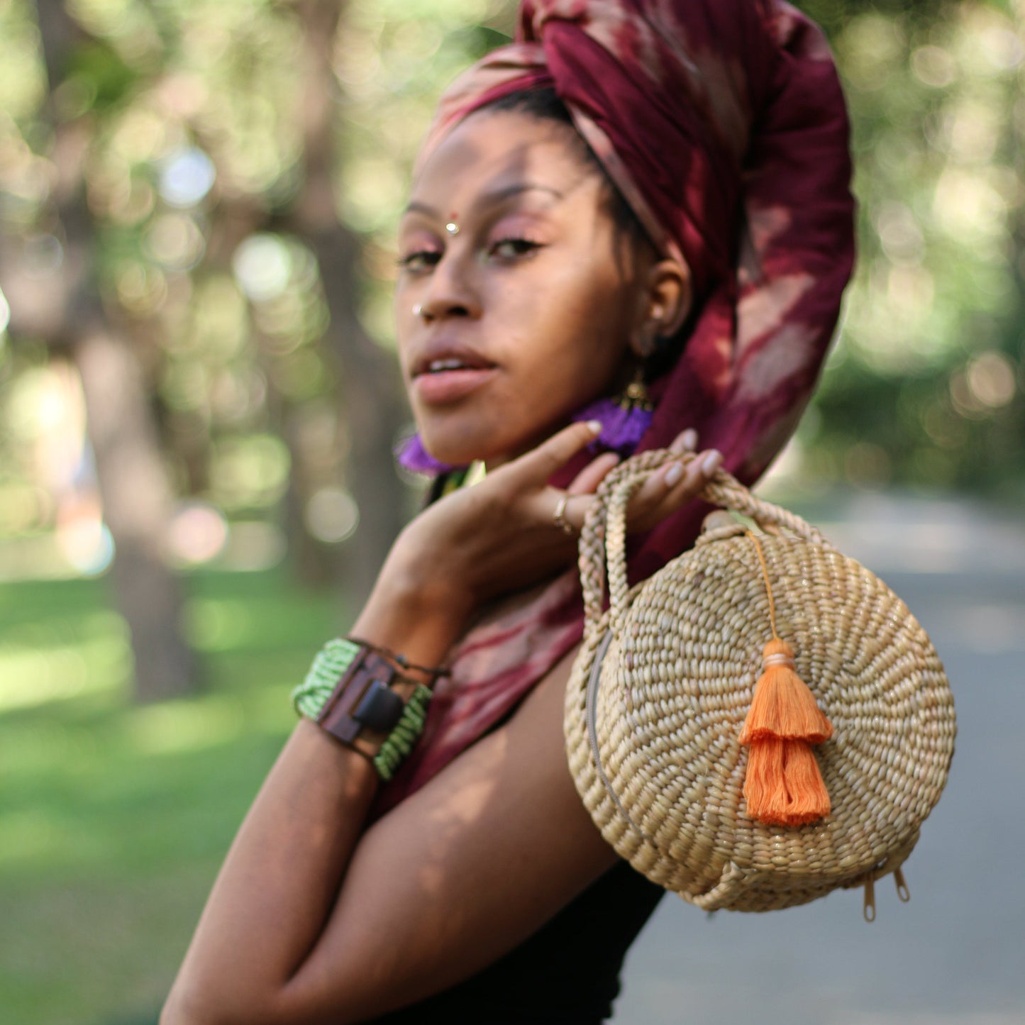 Water Hyacinth Handmade Boho Bag Collection (Small) - Thailand