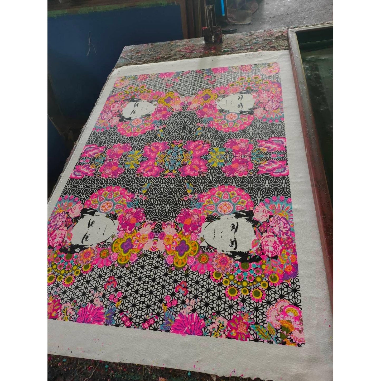 Frida Kahlo Printed Pencil | Brush Boho Colorful Case - Thailand