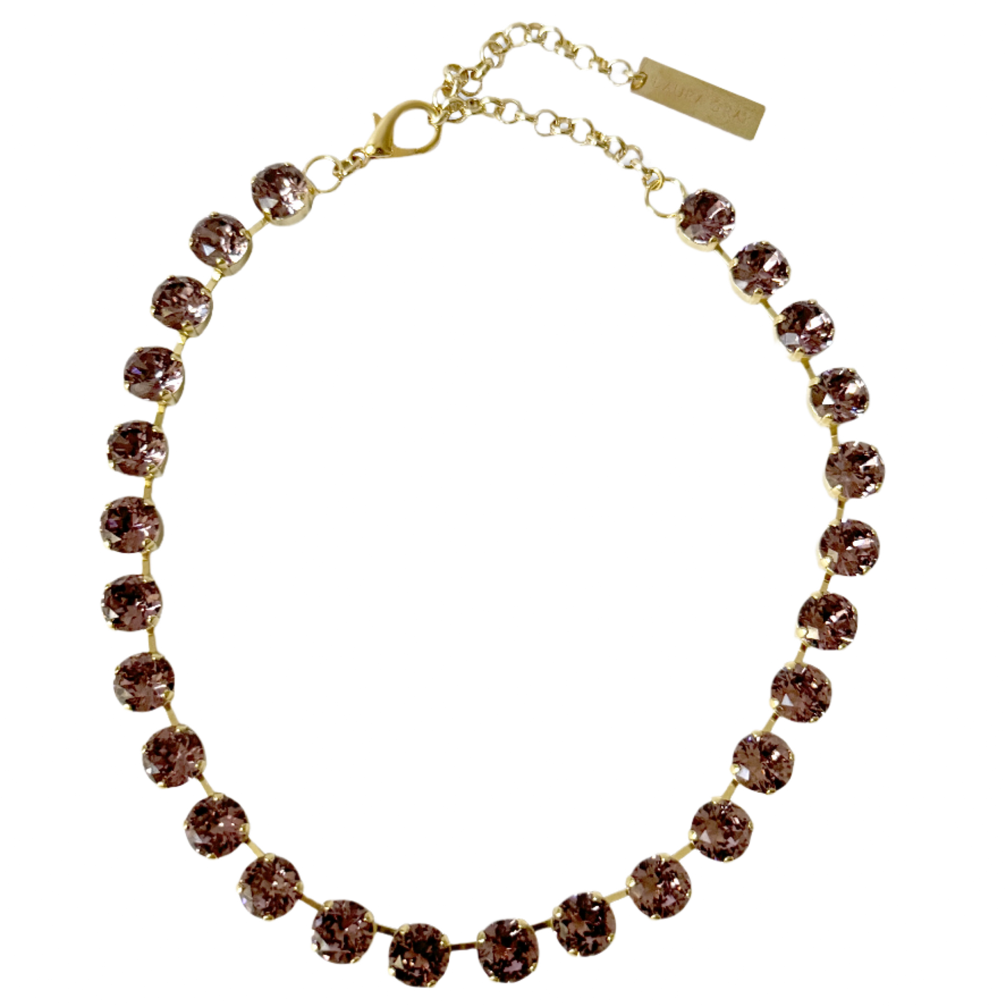 Daphne Lavender Crystal Riviera Necklace