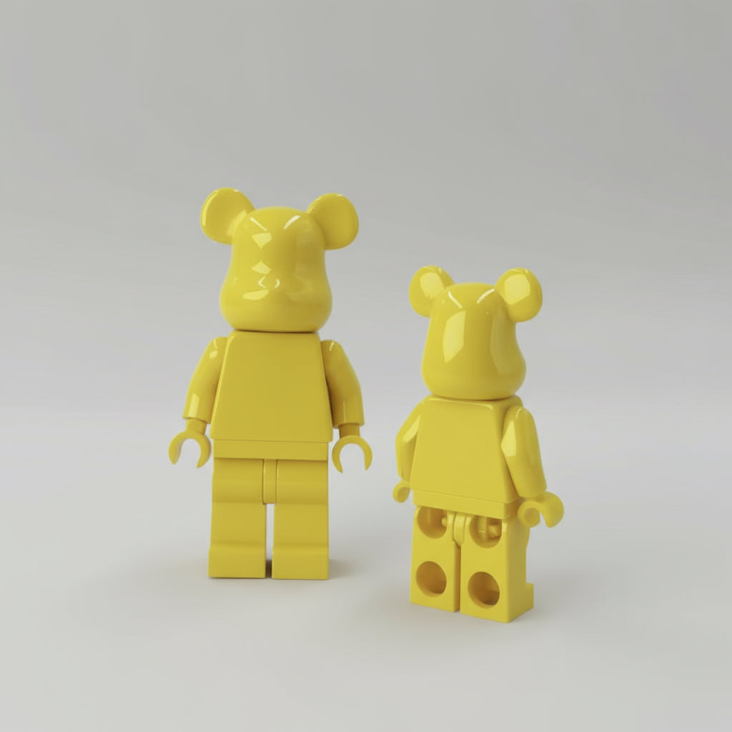 Bearbrick Monochrome Bear Minifigures – 20+ Vibrant Colors!