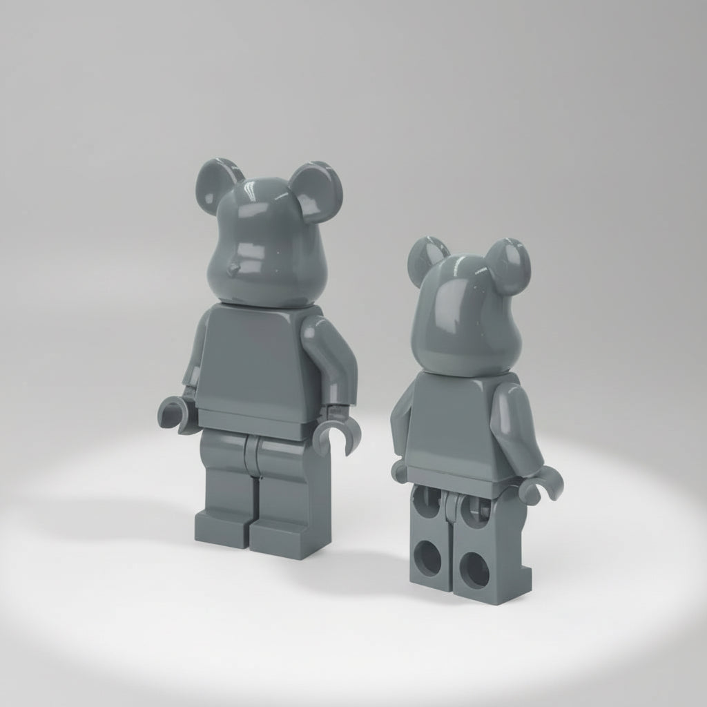 Bearbrick Monochrome Bear Minifigures – 20+ Vibrant Colors!