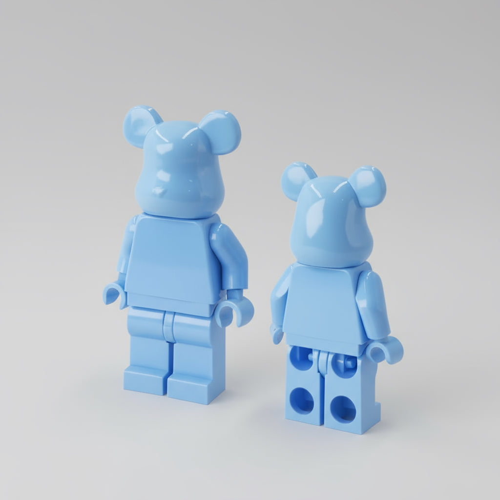 Bearbrick Monochrome Bear Minifigures – 20+ Vibrant Colors!