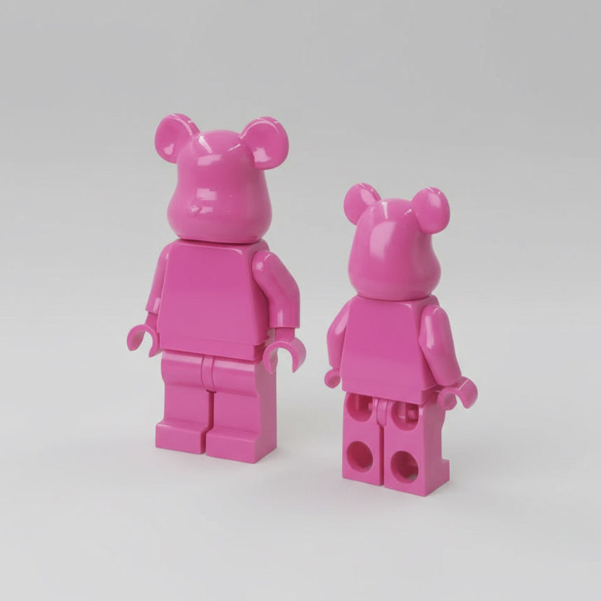 Bearbrick Monochrome Bear Minifigures – 20+ Vibrant Colors!