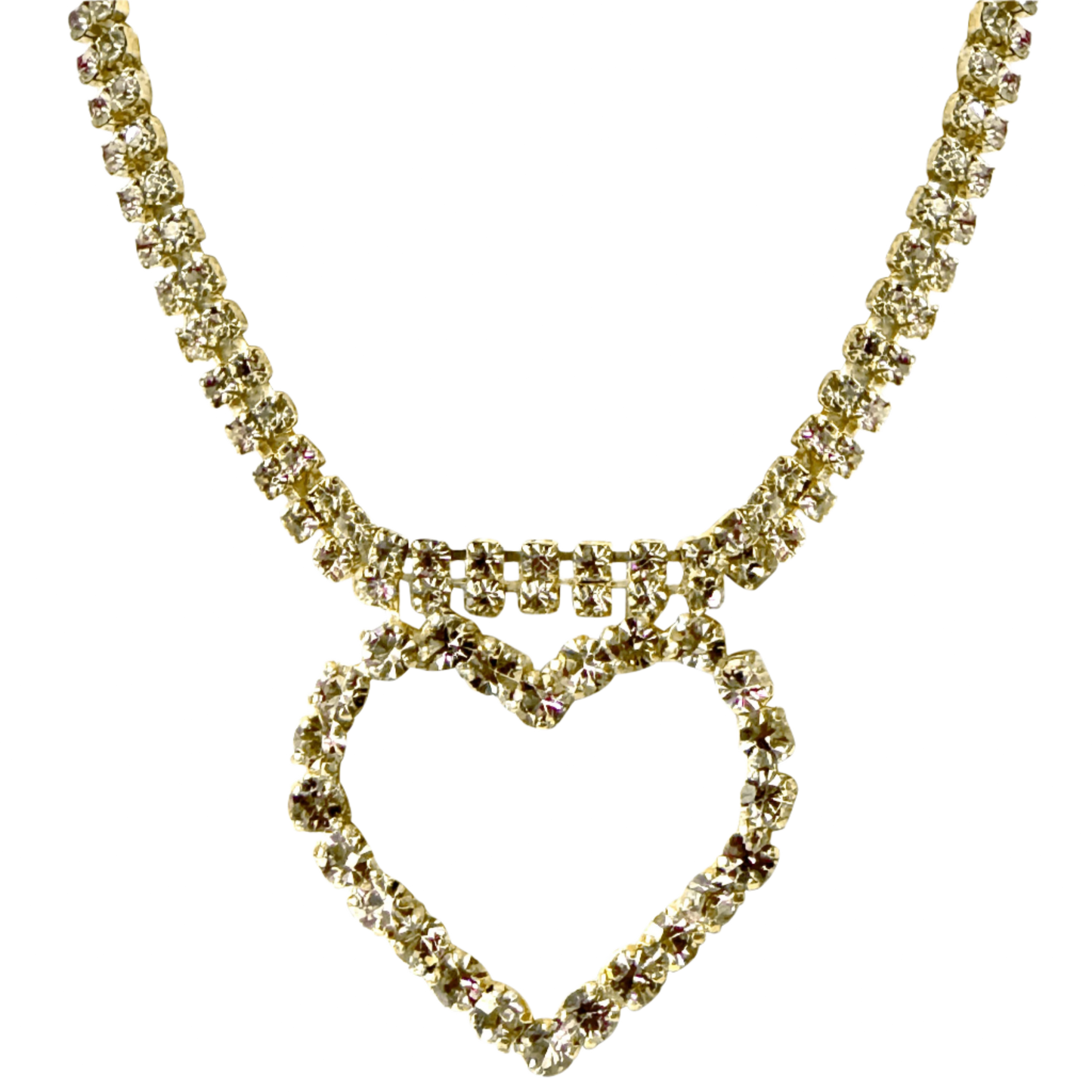 Lulu Diamond Heart Necklace