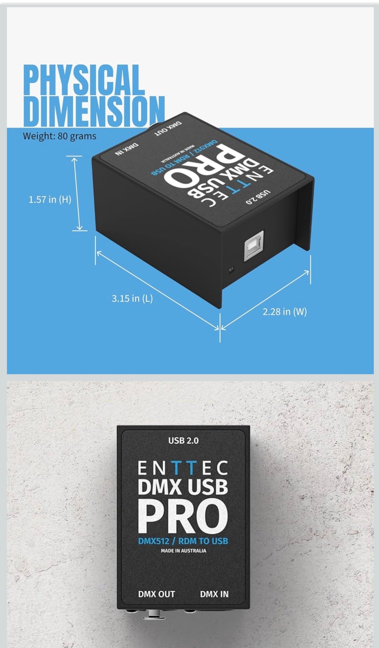 DMX Smart Link HUB – Pro Dual I/O Kit (Simultaneous DMX Input & Output)