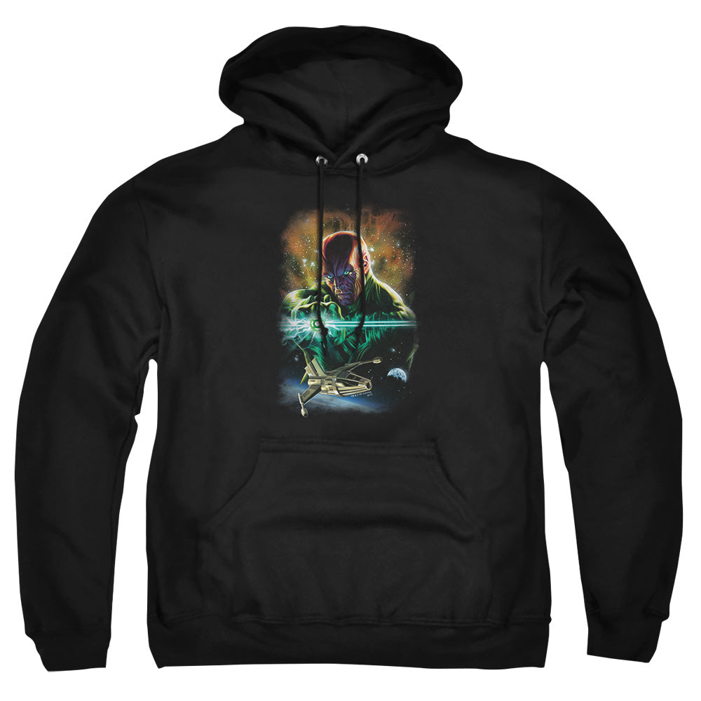 Jla(Gl) Abin Sur Mens Hoodie Black Officially Licensed