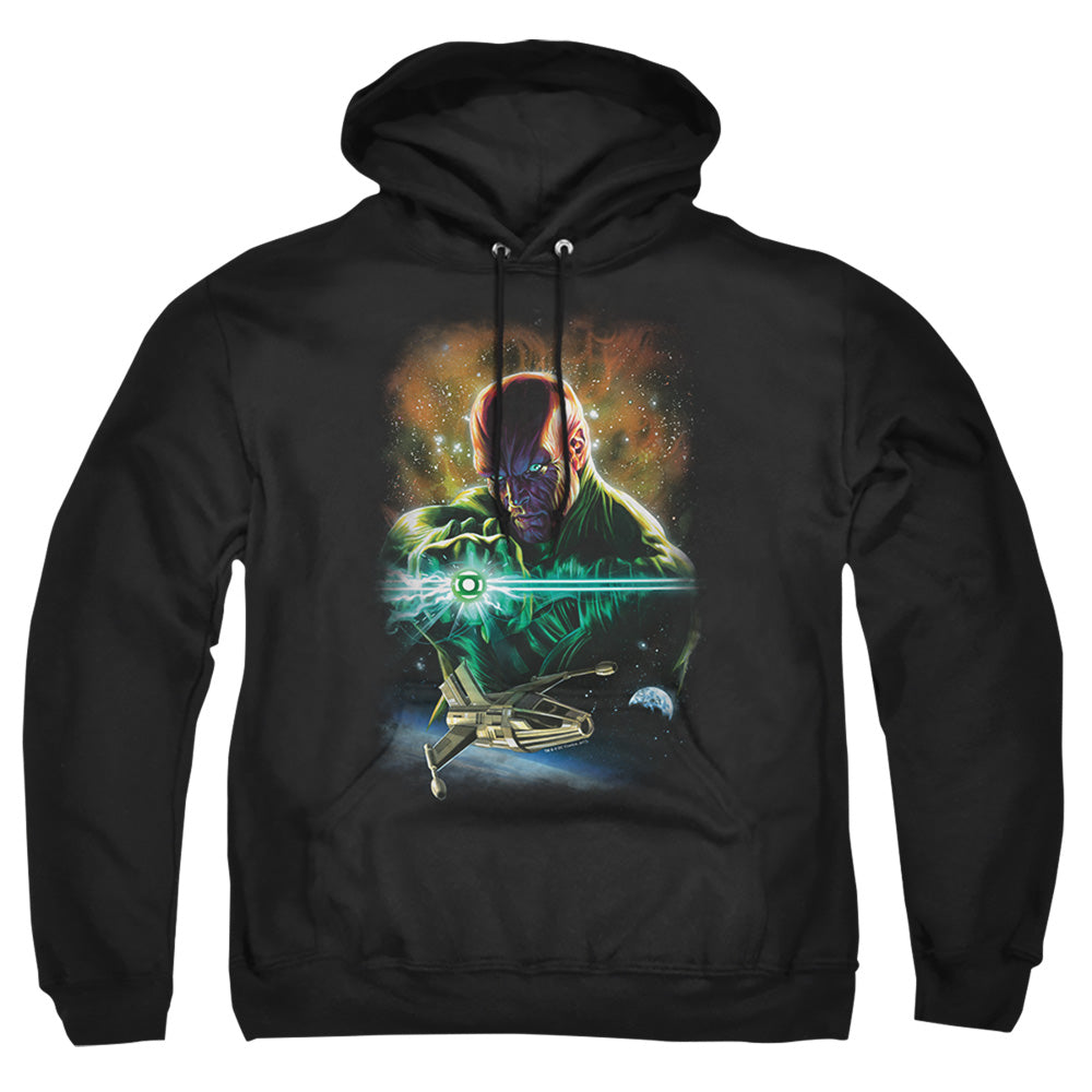 Jla(Gl) Abin Sur Mens Hoodie Black Officially Licensed