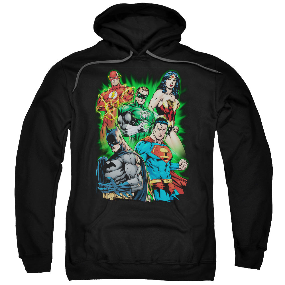 Justice League Will Power Mens Hoodie Black Officially Licensed