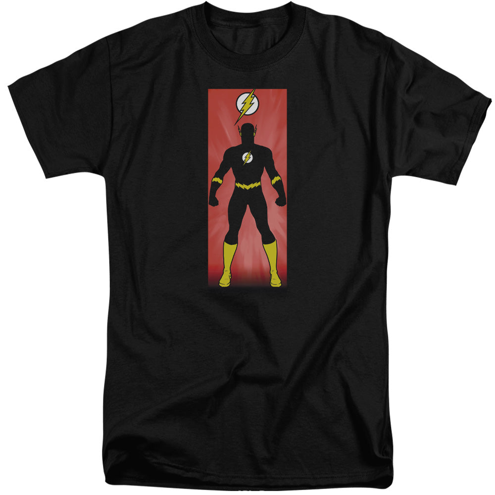 Justice League Flash Block Mens Tall T Shirt Black Officially Licensed